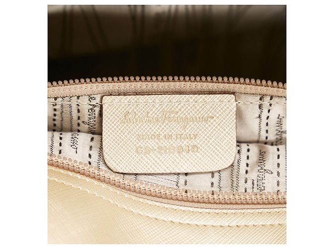 Salvatore Ferragamo Borsa Tote Briana Bianca Ferragamo - vista 7