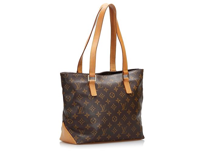 Louis Vuitton Brown Monogram Cabas Piano Marrone - vista 2
