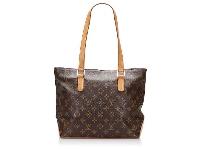 Louis Vuitton Brown Monogram Cabas Piano Marrone - vista 3