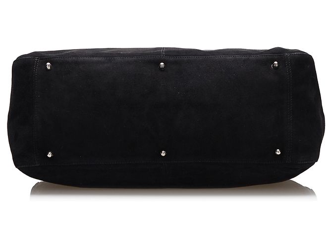 Fendi Tasche aus schwarzem Wildleder - Ansicht 4