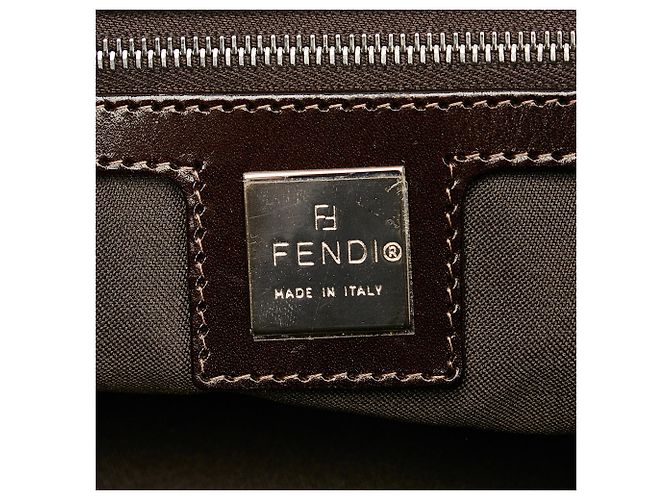 Fendi Tasche aus schwarzem Wildleder - Ansicht 6