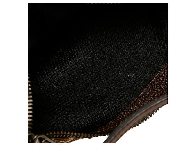 Baguette Zucchino Marrone Fendi - vista 6