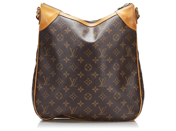 Louis Vuitton Monogram Brown Odeon MM Marrone - vista 3