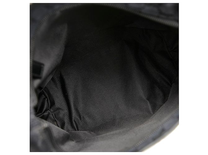 Gucci Black GG Canvas Handbag Nero - vista 5