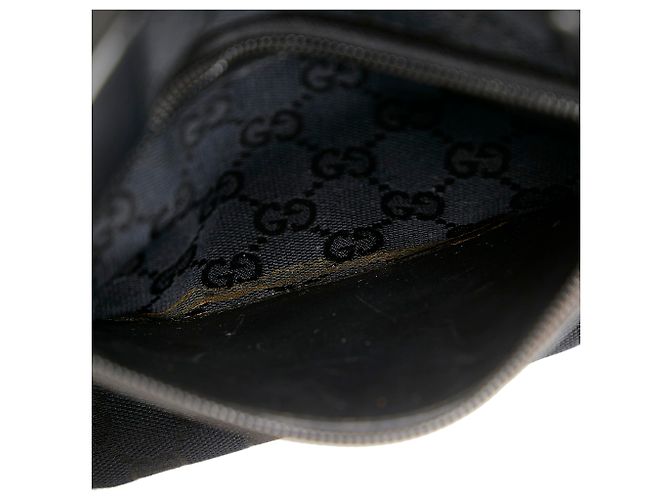 Gucci Black GG Canvas Handbag Nero - vista 6