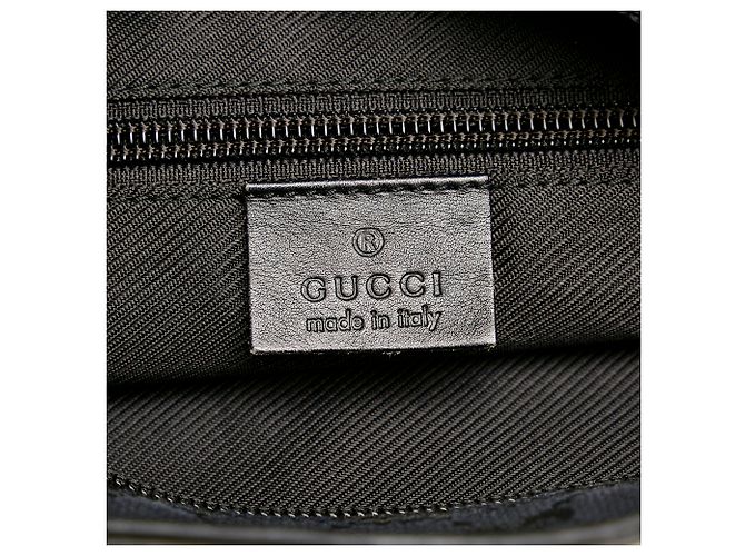 Gucci Black GG Canvas Handbag Nero - vista 7