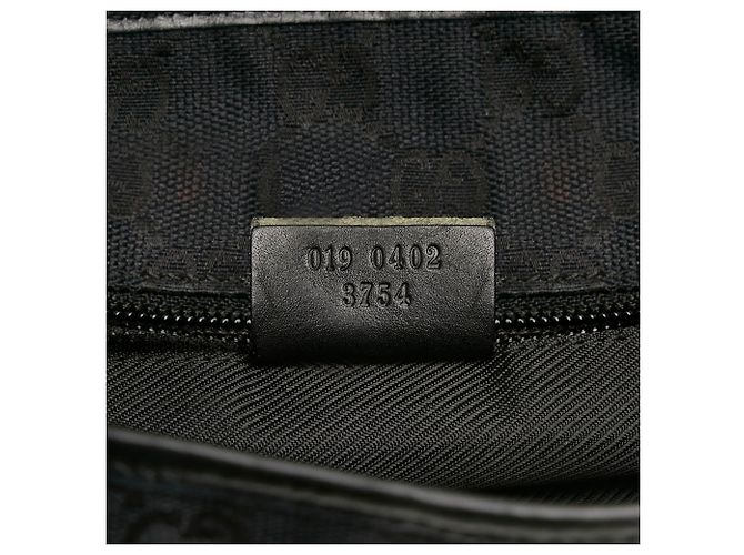 Gucci Black GG Canvas Handbag Nero - vista 8