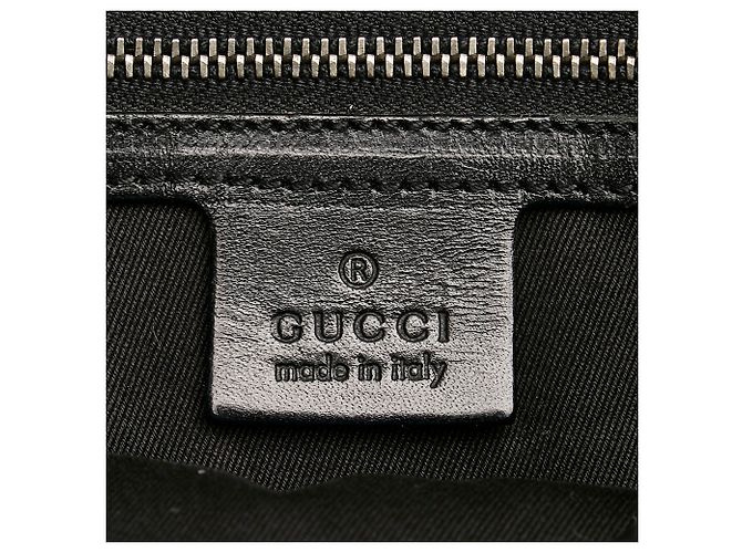 Borsa a tracolla Gucci in tela GG nera Nero - vista 6