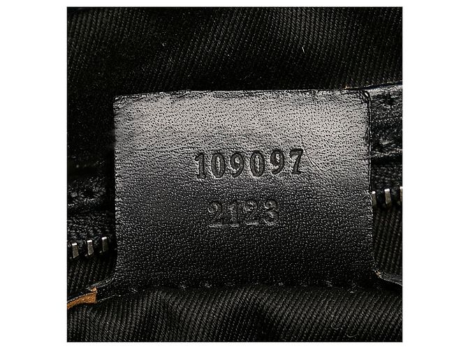 Borsa a tracolla Gucci in tela GG nera Nero - vista 7