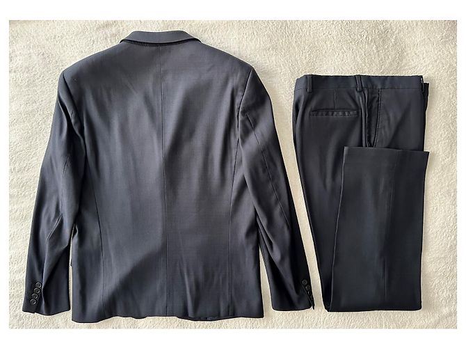 Vintage Calvin Klein Collection Anzug Dunkelblau - Ansicht 2