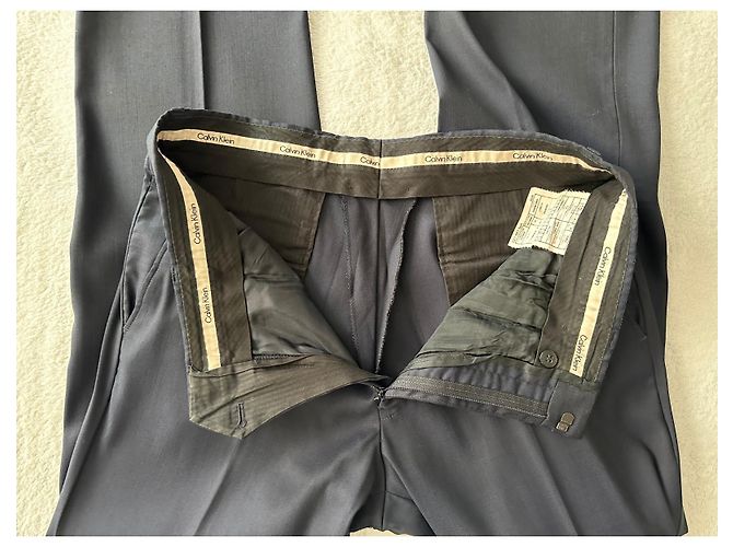 Vintage Calvin Klein Collection Anzug Dunkelblau - Ansicht 9
