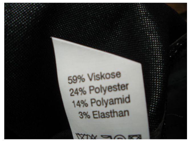 Autre Marque Viskose Hose mit Seitenschlitzen - Ansicht 5