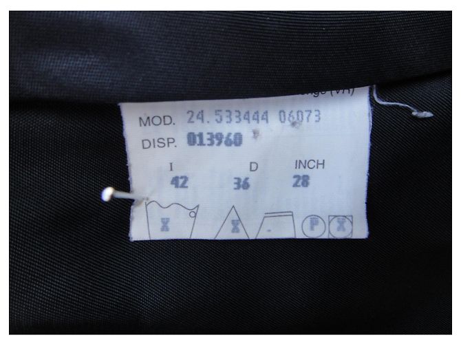 Vintage Fendi T-Jacke 38 Schwarz - Ansicht 6