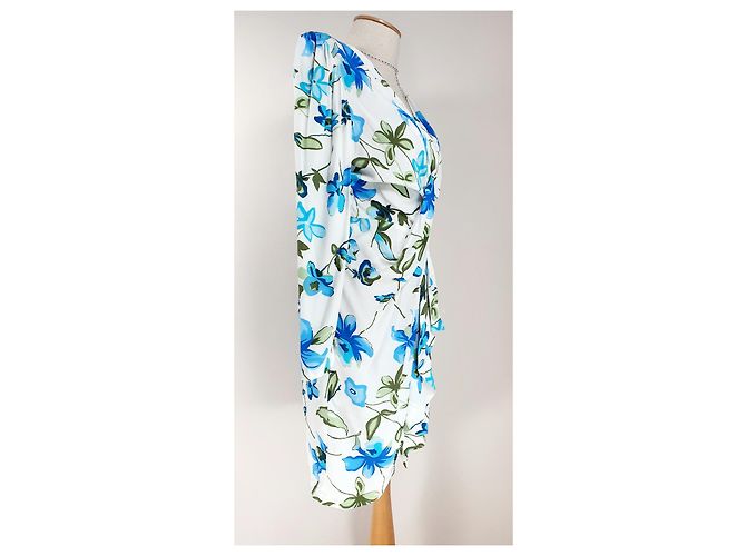 Isabel Marant Blaues Blumenkleid aus Viscose - Ansicht 3