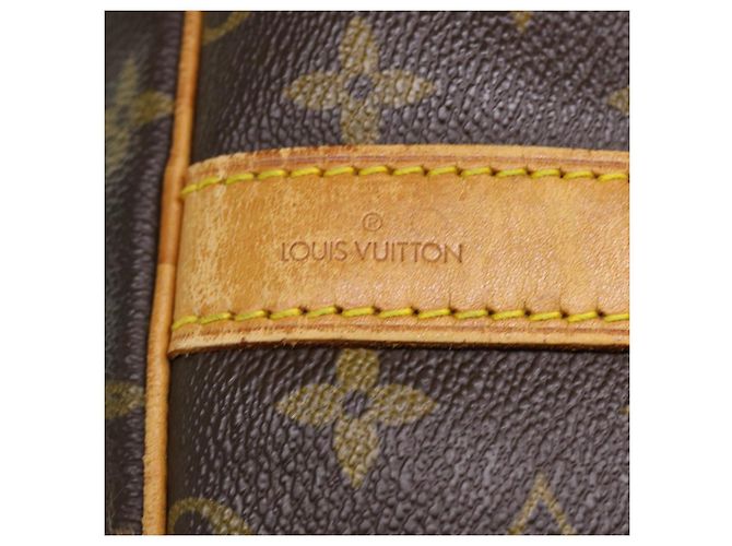 Monogramma Louis Vuitton Keepall Bandouliere 60 Borsa Boston M41412 LV Auth lt758 - vista 18