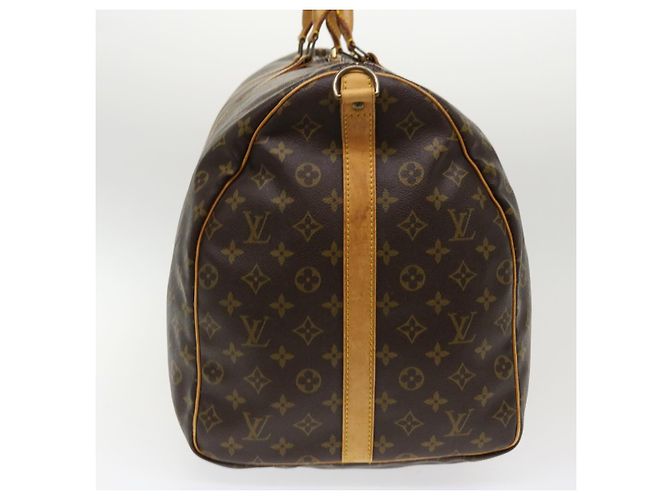 Monogramma Louis Vuitton Keepall Bandouliere 60 Borsa Boston M41412 LV Auth lt758 - vista 3