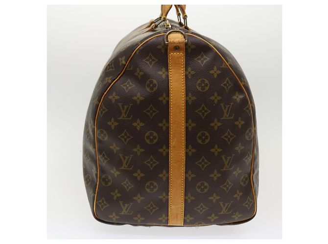 Monogramma Louis Vuitton Keepall Bandouliere 60 Borsa Boston M41412 LV Auth lt758 - vista 4