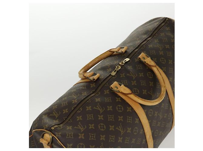 Monogramma Louis Vuitton Keepall Bandouliere 60 Borsa Boston M41412 LV Auth lt758 - vista 6