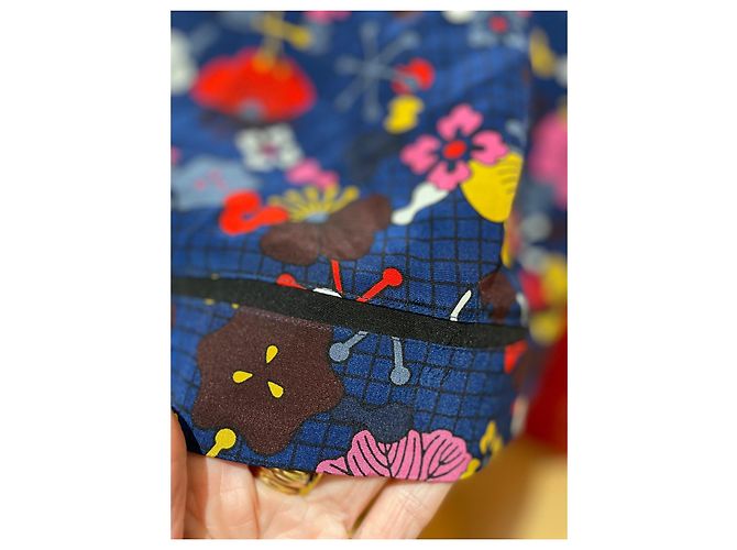 Gonna Kenzo in seta multicolore - vista 5