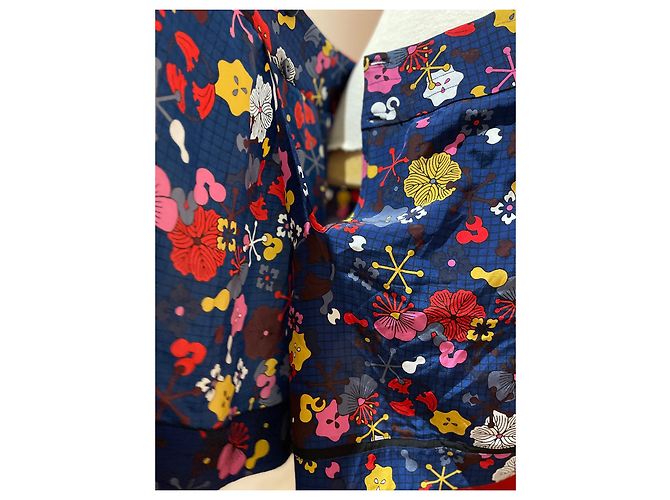 Gonna Kenzo in seta multicolore - vista 6