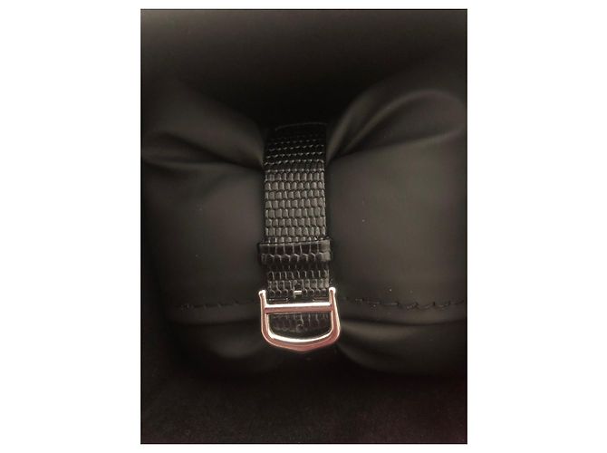 Love Cartier Must de Cartier Uhr schwarzes Leder - Ansicht 2
