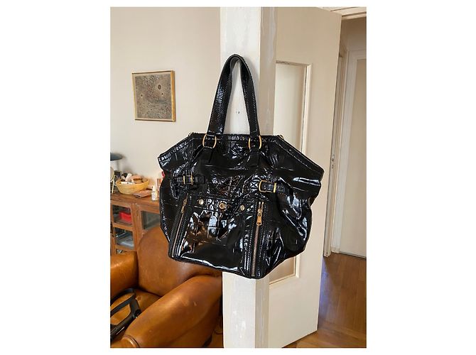 Downtown Borsa Yves saint Laurent in centro Nero - vista 3