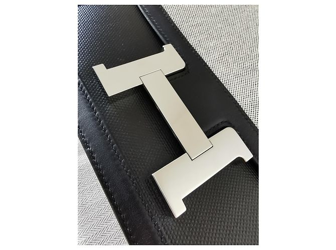 Constance HERMÈS Edizione Limitata Costanza 24 Bimateria Nero Beige - vista 4