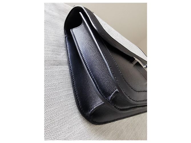 Constance HERMÈS Edizione Limitata Costanza 24 Bimateria Nero Beige - vista 6