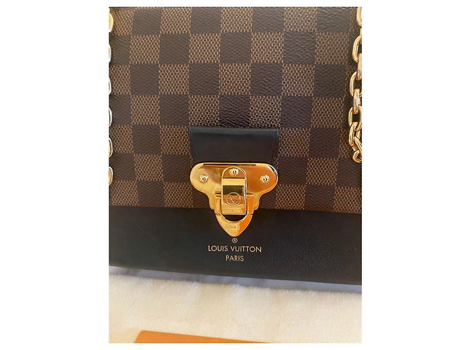 Metis Louis Vuitton Borsa a scacchiera VAVIN LV Marrone Nero - vista 3