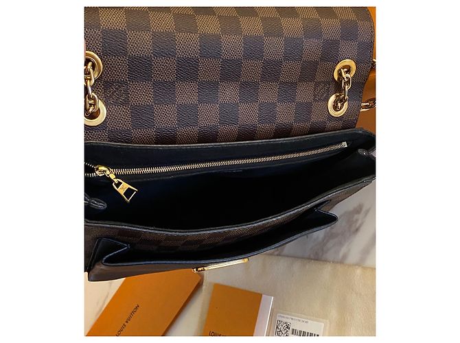 Metis Louis Vuitton Borsa a scacchiera VAVIN LV Marrone Nero - vista 4