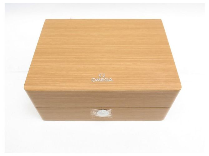 NUEVA CAJA ÚNICA PARA LA CAJA DE RELOJ OMEGA SEAMASTER SPEEDMASTER DE MADERA BARNIZADA - vista 2
