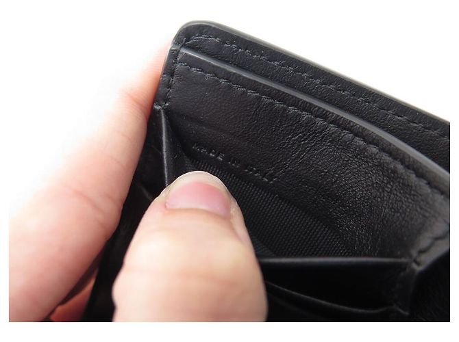 NEW SMYTHSON WALLET CONTINENTAL PANAMA BLACK WALLET PURSE - view 6