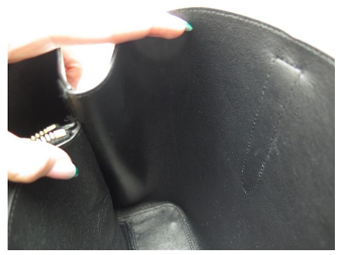 NUOVA BORSA SMYTHSON CABAS BUSINESS PANAMA BORSA IN PELLE GRANATA BORSA IN PELLE Nero - vista 11