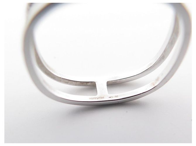 ANELLO NOVE VANRYCKE CHARLIE 52 in oro bianco 18K E DIAMANTI ANELLO IN ORO BIANCO - vista 3