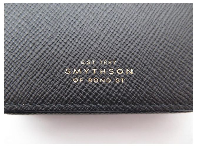 NOVA CAPA PARA TELEFONE SMYTHSON EM COURO GRANADO CAPA TRANSVERSAL PARA TELEFONE Preto - vista 3