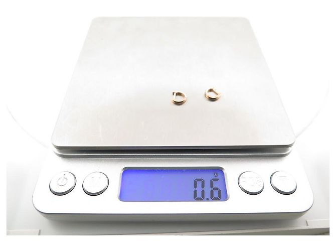 ORECCHINI VANRYCKE MINI CREOLE OFFICIAL ORO ROSA 18K e diamanti D'oro - vista 3