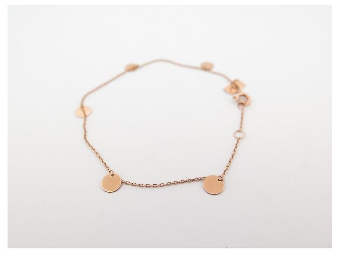 NUOVO BRACCIALE VANRYCKE MARRAKECH 16 alla 17 CM IN ORO ROSA 18K GIOIELLO IN ORO ROSA D'oro - vista 2