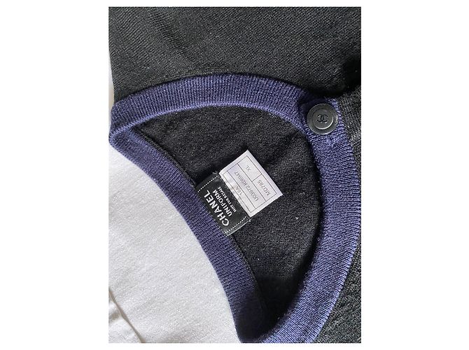 Cardigan Chanel Azul marino - vista 2