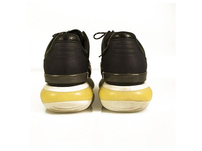Fendi Sheer Panels Chunky Noir Baskets Mesh, cuir de vachette, Taille des Baskets PVC et Caoutchouc 38 - vue 7