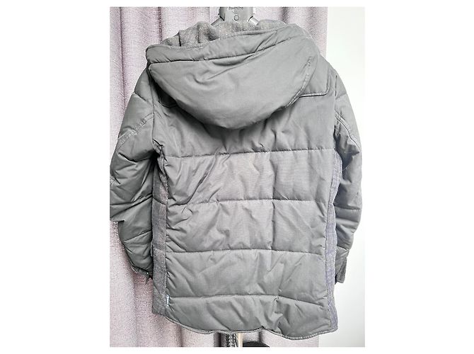 Cappotto Armani Jeans nero in tessuto da uomo - vista 5