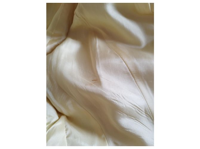 Chaqueta Thierry Mugler de lino amarillo - vista 10