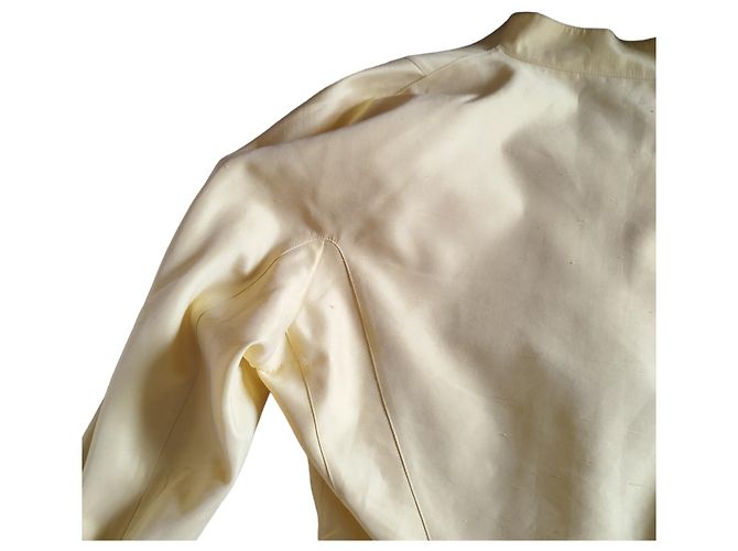 Chaqueta Thierry Mugler de lino amarillo - vista 14