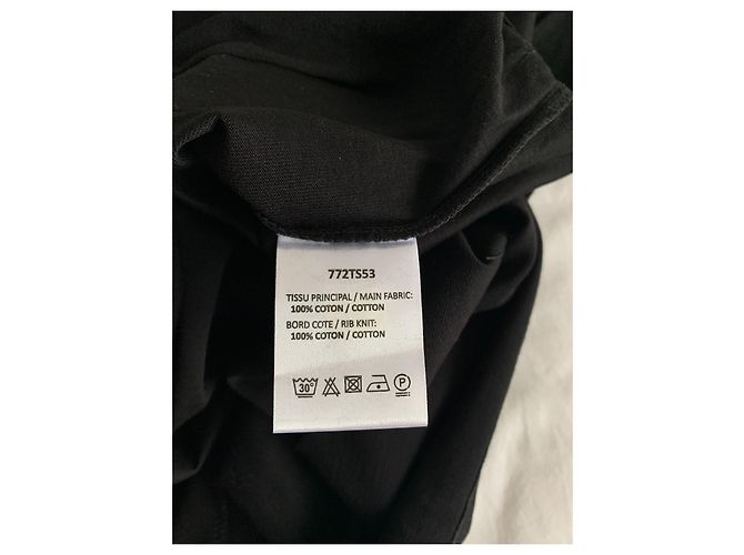 Camiseta Carven negra con estampado púrpura de algodón M Negro - vista 7