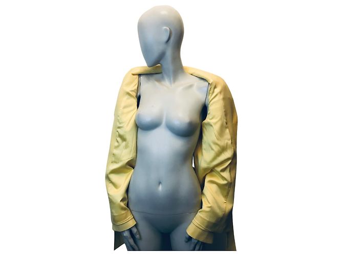 Autre Marque Giacca sahariana gialla francese Giallo - vista 2
