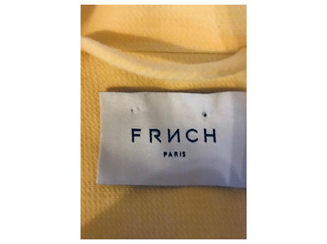 Autre Marque Giacca sahariana gialla francese Giallo - vista 3