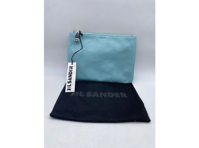 JIL SANDER Pochettes T.  cuir de vachette - vue 4