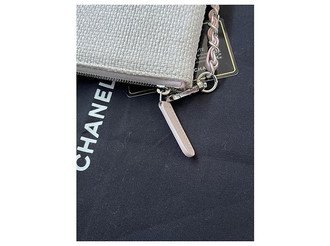Clutch Chanel Deauville Rosa - vista 4