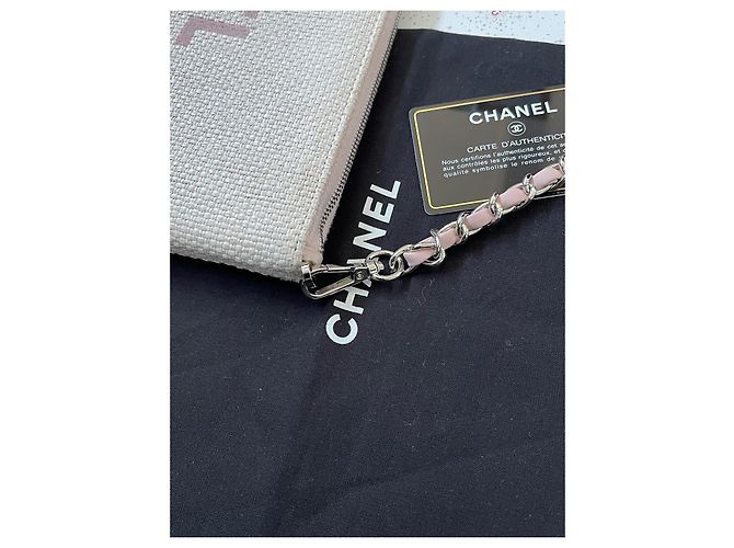Clutch Chanel Deauville Rosa - vista 6