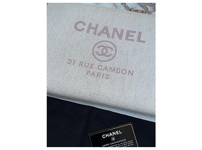 Clutch Chanel Deauville Rosa - vista 7
