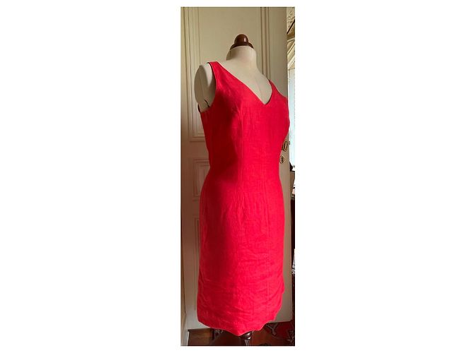 Renato Nucci R-Kleid. Nucci und APARA Bluse Rot - Ansicht 4
